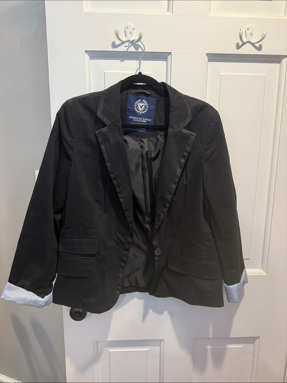 American Eagle Outfitters Black Women's Blazer
